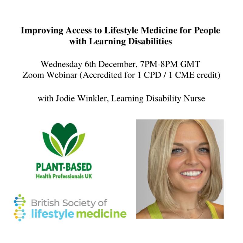 Improving Access to Lifestyle Medicine for People with Learning Disabilities