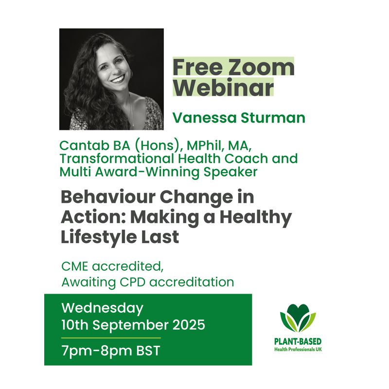 Behaviour Change in Action: Making a Healthy Lifestyle Last with Vanessa Sturman