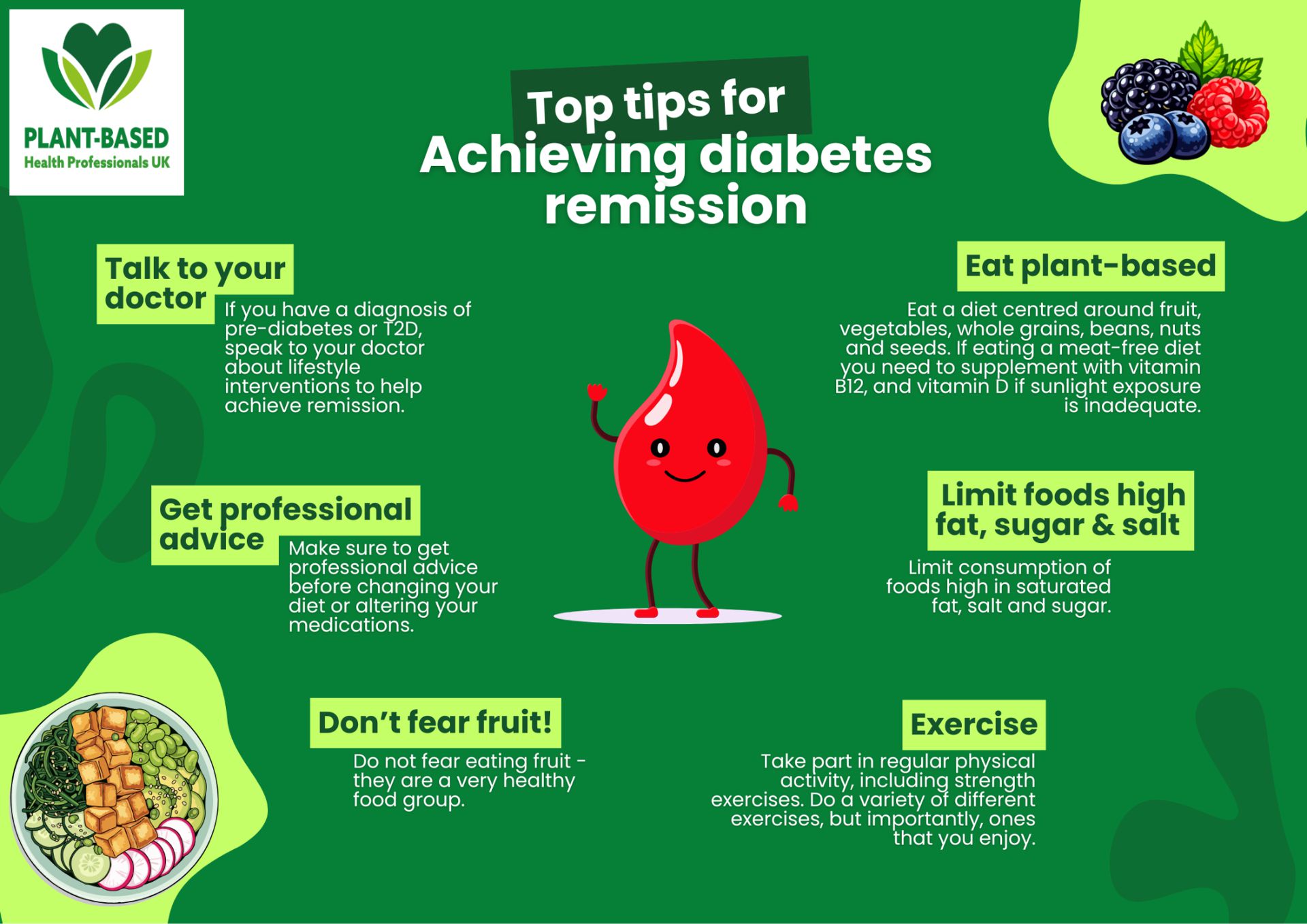 Top tips for achieving diabetes remission