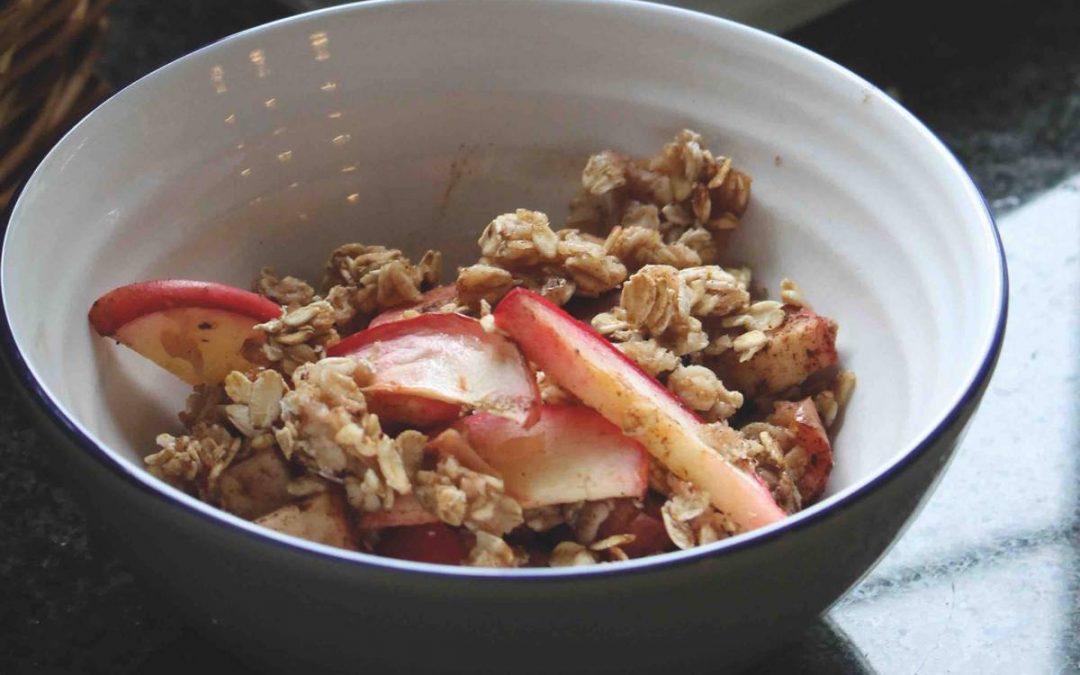 Apple crumble
