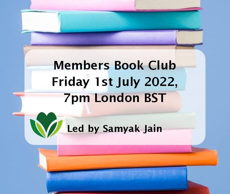 Members book club – 1st July 2022