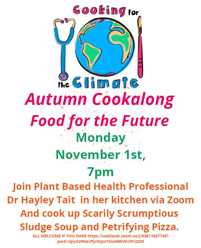 Cooking for the climate halloween cookalong