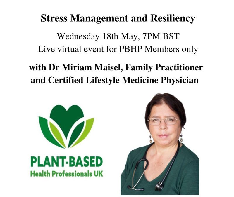 Stress Management and Resiliency with Dr Miriam Maisel