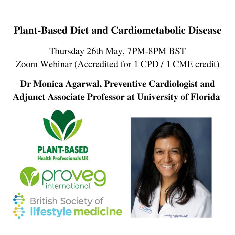 Plant Based Diets and Cardiometabolic Disease with Dr Monica Aggarwal