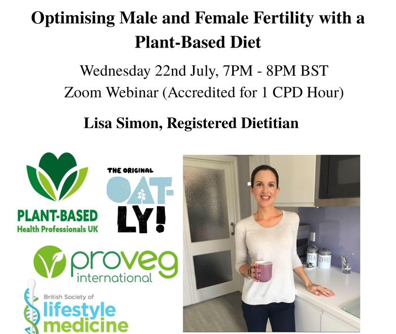 Optimising Male and Female Fertility with a Plant-Based Diet