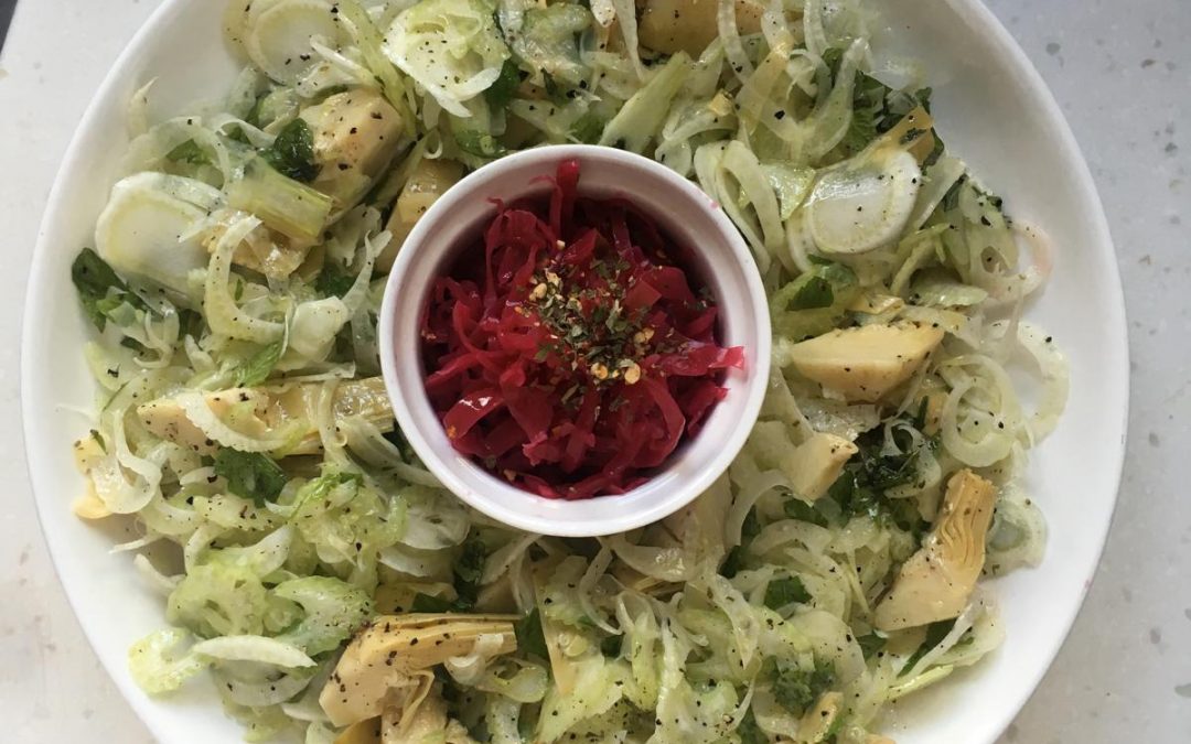 Fennel, Artichoke & Mint Salad
