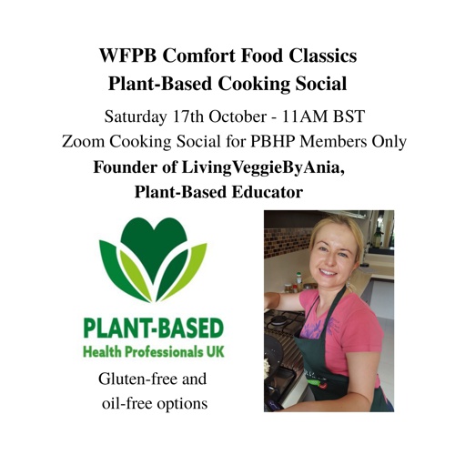 PBHP Members’ Cooking Social – WFPB Comfort Classics