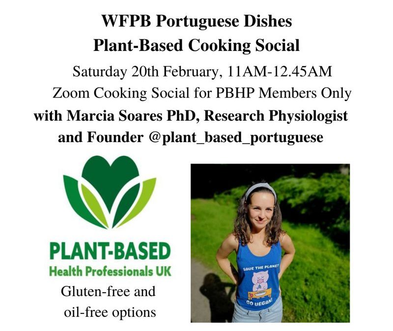 WFPB Portuguese Cooking Social with Marcia Soares