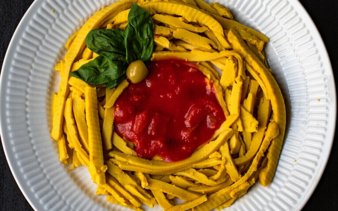 High Protein Chickpea Noodles