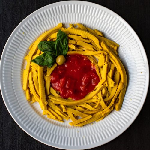 High Protein Chickpea Noodles