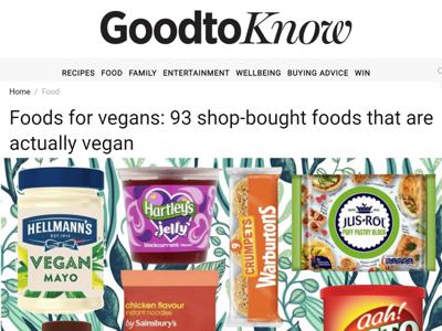 Foods for vegans: 93 shop-bought foods that are actually vegan