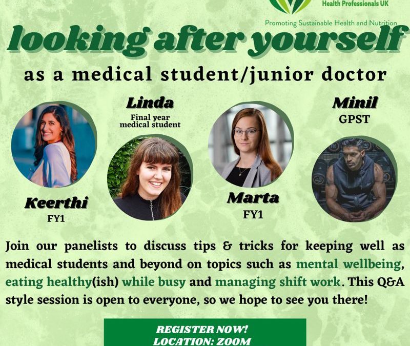 Looking after yourself as a medical student/junior doctor