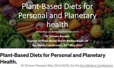 Plant-Based Diets for Personal and Planetary Health