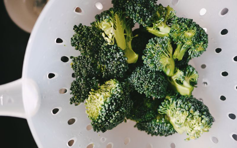 Tahini-Roasted Broccoli and Cauliflower